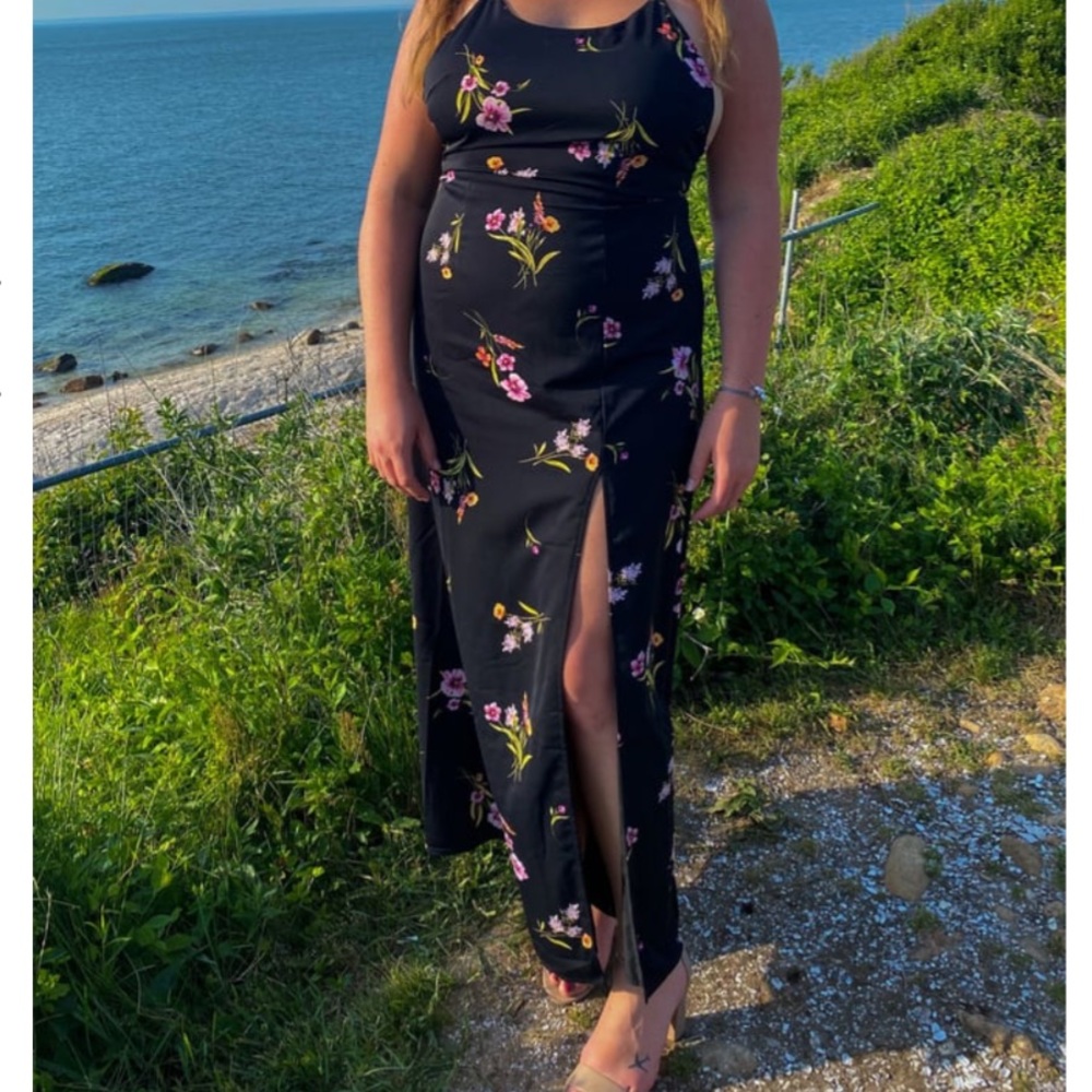 ✨Floral Slit Dress - Picture 4 of 10